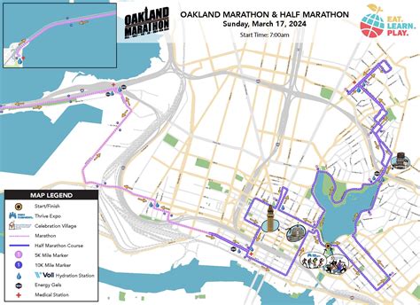 Hermes Half a Half Marathon: Course Map 